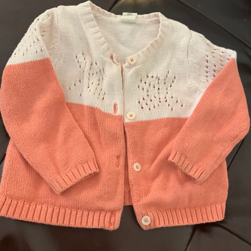 Tucker & Tate sweet Orange Cream sweater 12m